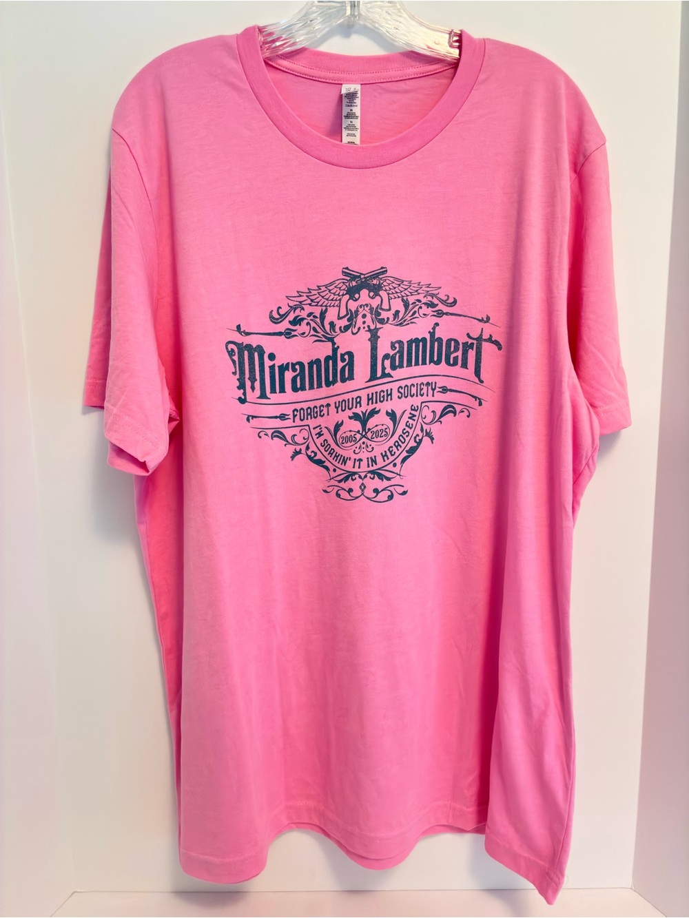 Miranda Lambert Kerosene Anniversary Tee Pink Size XL